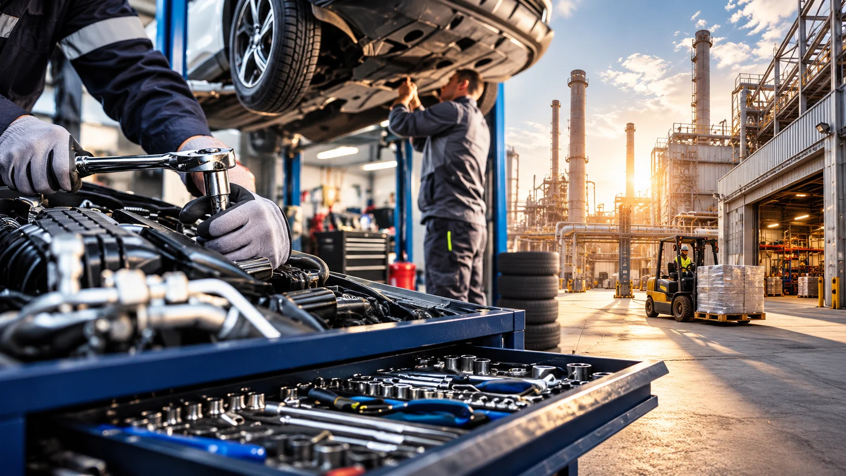 Workshop and industrial environment
